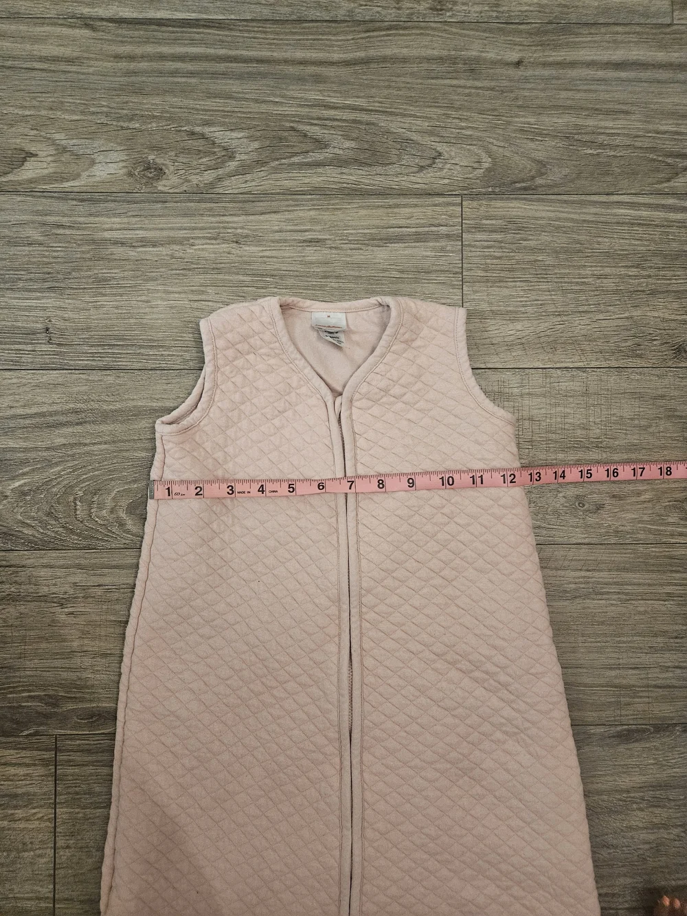 Hanna Andersson Light Pink Toddler Sleep Sack - Soft Cotton Size M - 6-18 Months